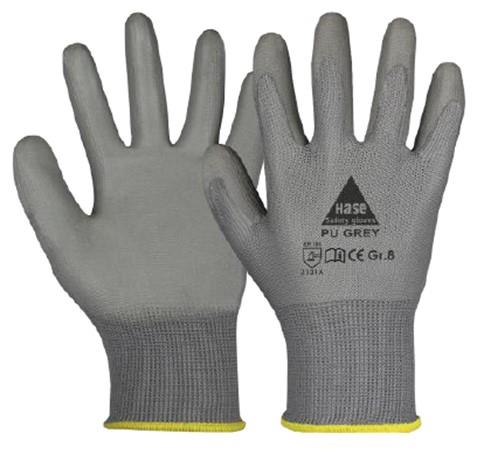 HASE Montagehandschuh PU Basic PUGrey
